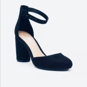 Lauren Conrad Navy Blue Block Heel